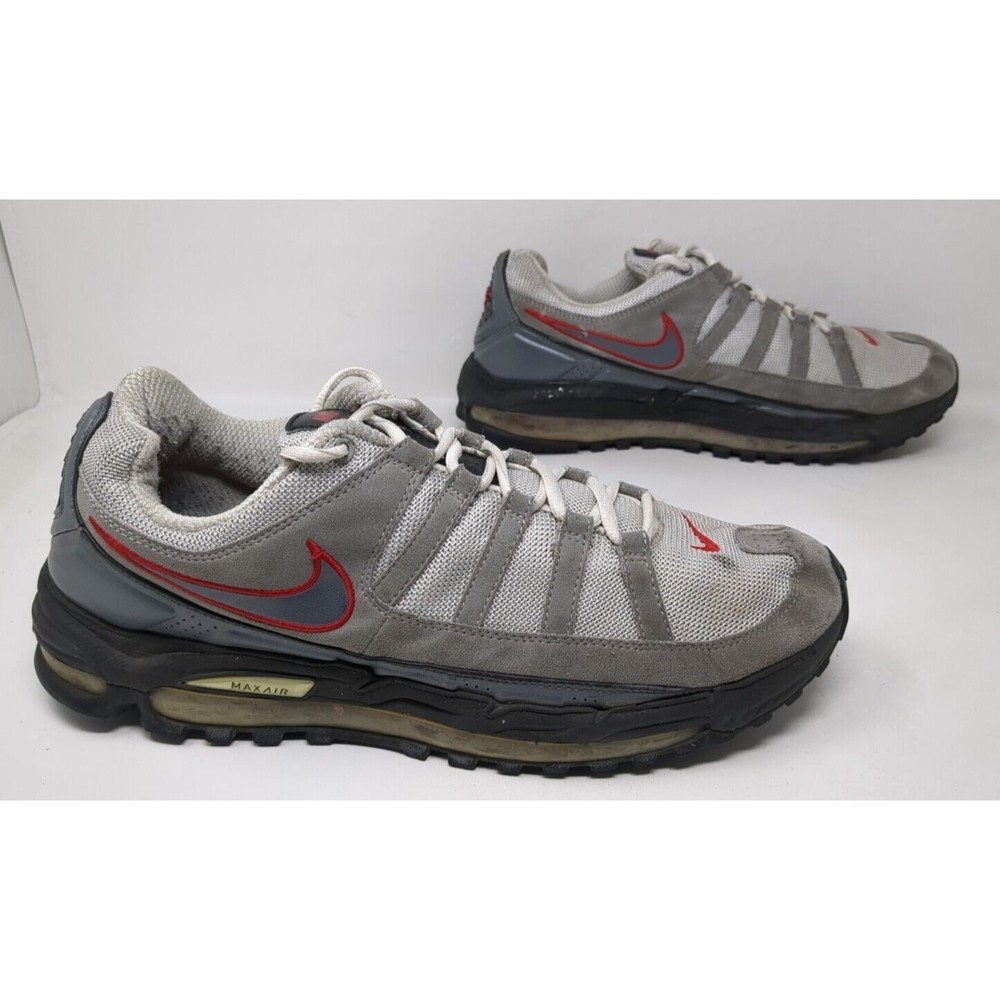 Vintage Nike Air‎ Max 97 Men's Size 12 316179-002 Silver Black Red Gym Athletic